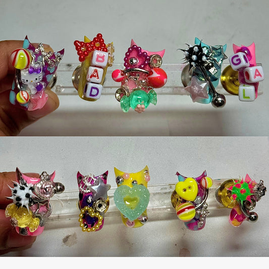 JUNK DUCK NAILS PRESS ONS